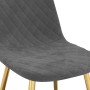 Dining chairs 4 units dark gray velvet by vidaXL, dining chairs - Ref: Foro24-325680, Price: 174,49 €, Discount: %