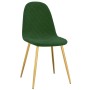 Dining chairs 4 units dark green velvet by vidaXL, dining chairs - Ref: Foro24-325681, Price: 231,80 €, Discount: %