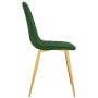 Dining chairs 4 units dark green velvet by vidaXL, dining chairs - Ref: Foro24-325681, Price: 231,80 €, Discount: %