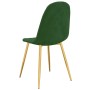 Dining chairs 4 units dark green velvet by vidaXL, dining chairs - Ref: Foro24-325681, Price: 231,80 €, Discount: %