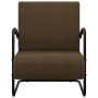 Sillón de tela marrón oscuro de vidaXL, Sillones - Ref: Foro24-325740, Precio: 146,42 €, Descuento: %