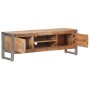 Massiver TV-Schrank aus rauem Mangoholz, 120 x 30 x 40 cm von vidaXL, TV-Möbel - Ref: Foro24-323486, Preis: 282,99 €, Rabatt: %