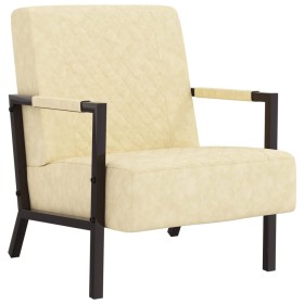 Cream synthetic leather armchair by vidaXL, Armchairs - Ref: Foro24-325752, Price: 142,99 €, Discount: %