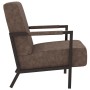 Sillón de cuero sintético marrón oscuro de vidaXL, Sillones - Ref: Foro24-325754, Precio: 167,36 €, Descuento: %