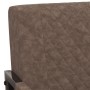 Sillón de cuero sintético marrón oscuro de vidaXL, Sillones - Ref: Foro24-325754, Precio: 167,36 €, Descuento: %