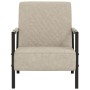 Sillón de cuero sintético gris claro de vidaXL, Sillones - Ref: Foro24-325755, Precio: 151,01 €, Descuento: %