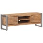 Massiver TV-Schrank aus rauem Mangoholz, 120 x 30 x 40 cm von vidaXL, TV-Möbel - Ref: Foro24-323486, Preis: 282,99 €, Rabatt: %