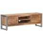 Mueble para TV de madera maciza de mango rugosa 120x30x40 cm de vidaXL, Muebles TV - Ref: Foro24-323486, Precio: 282,99 €, De...