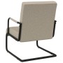 Silla voladiza cuero sintético gris claro de vidaXL, Sillones - Ref: Foro24-325785, Precio: 158,53 €, Descuento: %