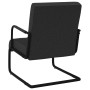 Silla voladiza cuero sintético negra de vidaXL, Sillones - Ref: Foro24-325786, Precio: 158,32 €, Descuento: %