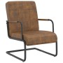 Brown Fabric Cantilever Chair by vidaXL, Armchairs - Ref: Foro24-325798, Price: 135,99 €, Discount: %