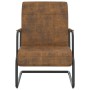 Brown Fabric Cantilever Chair by vidaXL, Armchairs - Ref: Foro24-325798, Price: 135,99 €, Discount: %