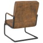 Brown Fabric Cantilever Chair by vidaXL, Armchairs - Ref: Foro24-325798, Price: 135,99 €, Discount: %