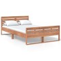 Solid teak wood bed frame 120x200 cm by vidaXL, Beds and slatted bases - Ref: Foro24-326262, Price: 158,99 €, Discount: %