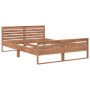 Estructura de cama madera de teca maciza 140x200 cm de vidaXL, Camas y somieres - Ref: Foro24-326263, Precio: 240,48 €, Descu...