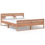 Solid teak wood bed frame 160x200 cm by vidaXL, Beds and slatted bases - Ref: Foro24-326264, Price: 267,99 €, Discount: %