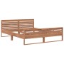 Solid teak wood bed frame 160x200 cm by vidaXL, Beds and slatted bases - Ref: Foro24-326264, Price: 267,99 €, Discount: %