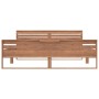 Solid teak wood bed frame 160x200 cm by vidaXL, Beds and slatted bases - Ref: Foro24-326264, Price: 267,99 €, Discount: %