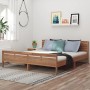 Estructura de cama de madera de teca maciza 180x200 cm de vidaXL, Camas y somieres - Ref: Foro24-326265, Precio: 345,94 €, De...