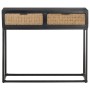 Mesa consola de madera maciza de mango 90x35x76 cm de vidaXL, Mesas auxiliares - Ref: Foro24-323495, Precio: 153,66 €, Descue...