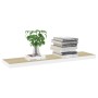 Floating wall shelf 2 units white and oak MDF 90x23.5x3.8 cm by vidaXL, Shelves and shelves - Ref: Foro24-326583, Price: 40,3...