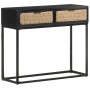 Mesa consola de madera maciza de mango 90x35x76 cm de vidaXL, Mesas auxiliares - Ref: Foro24-323495, Precio: 153,66 €, Descue...