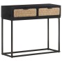 Mesa consola de madera maciza de mango 90x35x76 cm de vidaXL, Mesas auxiliares - Ref: Foro24-323495, Precio: 153,66 €, Descue...