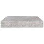 Floating wall shelf 2 pcs concrete gray MDF 23x23.5x3.8 cm by vidaXL, Shelves and shelves - Ref: Foro24-326589, Price: 17,58 ...