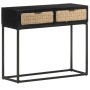 Mesa consola de madera maciza de mango 90x35x76 cm de vidaXL, Mesas auxiliares - Ref: Foro24-323495, Precio: 153,66 €, Descue...