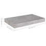 Estante flotante de pared gris hormigón MDF 40x23x3,8 cm de vidaXL, Estantes y estanterías - Ref: Foro24-326591, Precio: 19,2...