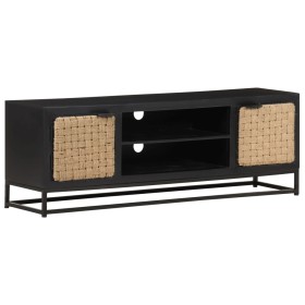 Solid mango wood TV cabinet 120x30x40 cm by vidaXL, TV Furniture - Ref: Foro24-323496, Price: 170,99 €, Discount: %