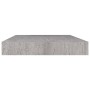 Floating wall shelves 4 pcs gray MDF 40x23x3.8 cm by vidaXL, Shelves and shelves - Ref: Foro24-326593, Price: 42,07 €, Discou...