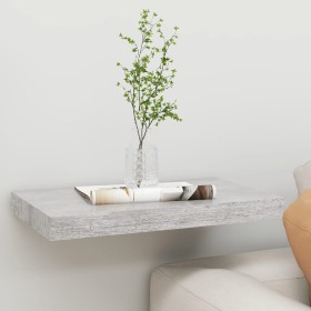 Concrete gray MDF floating wall shelf 50x23x3.8 cm by vidaXL, Shelves and shelves - Ref: Foro24-326594, Price: 18,99 €, Disco...