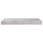 Concrete gray MDF floating wall shelf 50x23x3.8 cm by vidaXL, Shelves and shelves - Ref: Foro24-326594, Price: 19,63 €, Disco...