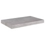 Floating wall shelves 2 units MDF gray concrete 50x23x3.8 cm by vidaXL, Shelves and shelves - Ref: Foro24-326595, Price: 26,3...