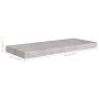 Floating wall shelves 2 pcs MDF concrete gray 60x23.5x3.8 cm by vidaXL, Shelves and shelves - Ref: Foro24-326598, Price: 36,1...