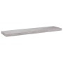 Estante flotante de pared gris hormigón MDF 90x23,5x3,8 cm de vidaXL, Estantes y estanterías - Ref: Foro24-326603, Precio: 25...