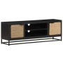 Solid mango wood TV cabinet 120x30x40 cm by vidaXL, TV Furniture - Ref: Foro24-323496, Price: 170,99 €, Discount: %