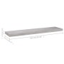 Floating wall shelves 2 pcs concrete gray MDF 90x23.5x3.8 cm by vidaXL, Shelves and shelves - Ref: Foro24-326604, Price: 36,9...