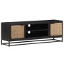 Solid mango wood TV cabinet 120x30x40 cm by vidaXL, TV Furniture - Ref: Foro24-323496, Price: 170,99 €, Discount: %