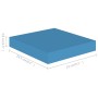 Blaues schwebendes Wandregal aus MDF, 23 x 23,5 x 3,8 cm von vidaXL, Regale und Regale - Ref: Foro24-326609, Preis: 14,97 €, ...