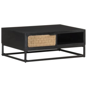 Mesa de centro de madera maciza de mango 90x60x35 cm de vidaXL, Mesas de centro - Ref: Foro24-323497, Precio: 152,99 €, Descu...