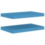 Floating wall shelves 2 pcs blue MDF 50x23x3.8 cm by vidaXL, Shelves and shelves - Ref: Foro24-326616, Price: 24,45 €, Discou...