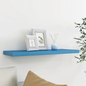 Blue MDF floating wall shelf 80x23.5x3.8 cm by vidaXL, Shelves and shelves - Ref: Foro24-326621, Price: 24,88 €, Discount: %