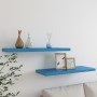 paazulred floating shelves 2 pcs MDF blue 80x23.5x3.8 cm by vidaXL, Shelves and shelves - Ref: Foro24-326622, Price: 44,66 €,...