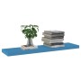 Estante flotante de pared azul MDF 90x23,5x3,8 cm de vidaXL, Estantes y estanterías - Ref: Foro24-326624, Precio: 28,50 €, De...