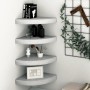 Corner wall shelves 4 pcs MDF concrete gray 25x25x3.8 cm by vidaXL, Shelves and shelves - Ref: Foro24-326635, Price: 37,85 €,...