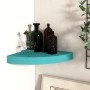 Blue wall corner shelf 35x35x3.8 cm MDF by vidaXL, Shelves and shelves - Ref: Foro24-326645, Price: 24,70 €, Discount: %