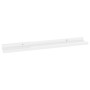 Wall shelves 2 units glossy white 60x9x3 cm by vidaXL, Shelves and shelves - Ref: Foro24-326649, Price: 19,21 €, Discount: %