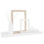 Wall shelves 4 units glossy white 40x9x3 cm by vidaXL, Shelves and shelves - Ref: Foro24-326653, Price: 26,50 €, Discount: %